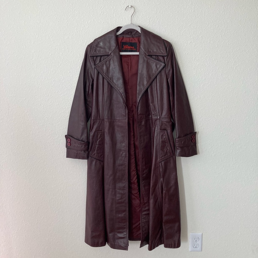 Vintage Wilson’s Leather Trench Coat